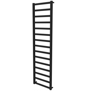 Рушникосушка Extra 15 чорна RAL9005 драбинка 1550x430, black