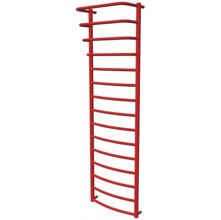 Сушарка для рушників Grosse 15 червона RAL3020 драбинка 1550x482, red
