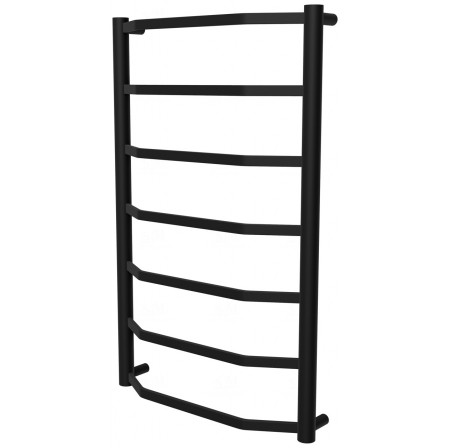 Сушарка для рушників Luxe 7 чорна RAL9005 драбинка 750x482, black