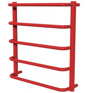 Сушка для рушників Modern 5 червона RAL3020 драбинка 550x532, red