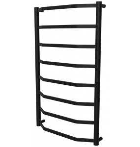 Чорна рушникосушка Luxe 8 RAL9005 драбинка 850x532, black