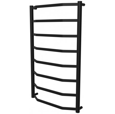 Чорна рушникосушка Luxe 8 RAL9005 драбинка 850x532, black