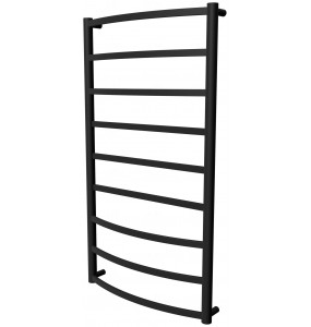 Рушникосушка Elite 9 чорна RAL9005 драбинка 950x532, black