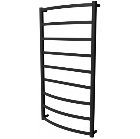 Рушникосушка Elite 9 чорна RAL9005 драбинка 950x532, black