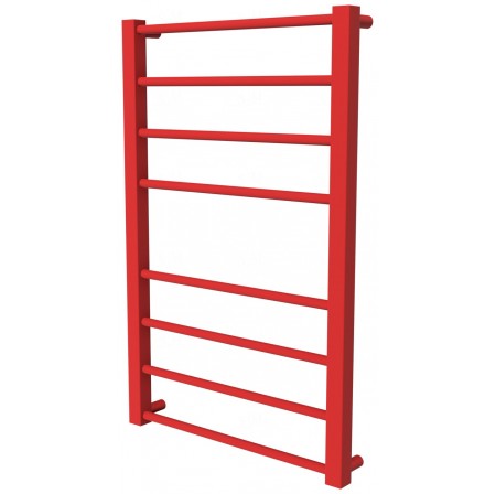 Рушникосушка Sonnet 8 червона RAL3020 драбинка 750x480, red
