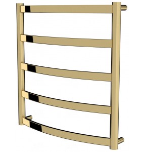 Золота сушарка для рушників Maxima 5 драбинка 550x532, gold