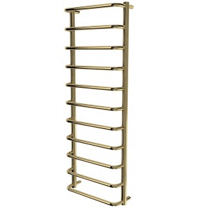 Золота рушникосушка Modern 11 драбинка 1150x432, gold