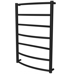 Рушникосушка Classic 7 чорна RAL9005 драбинка 750x532, black