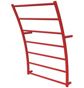 Червона рушникосушилка Wave 7 RAL3020 драбинка 740x532, red