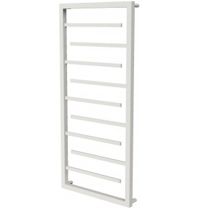 Біла сушарка для рушників Prestige 9 RAL9016 драбинка 1050x530, white