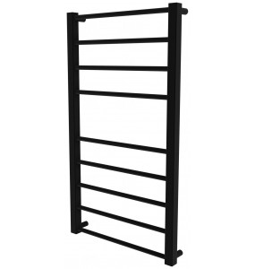 Чорна сушка для рушників Sonnet 9 RAL9005 драбинка 850x480, black