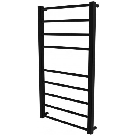 Чорна сушка для рушників Sonnet 9 RAL9005 драбинка 850x480, black