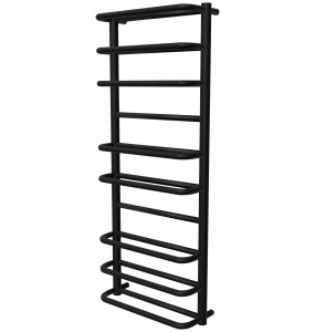 Рушникосушка Comfort 10 чорна RAL9005 драбинка 1050x432, black