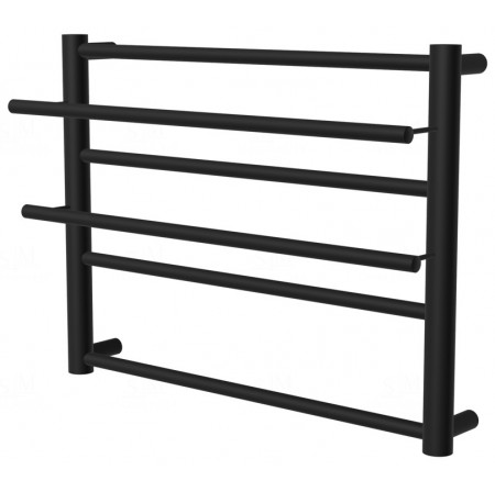 Чорна рушникосушка Elegant 4 RAL9005 драбинка 450x532, black
