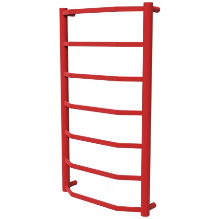 Червона рушникосушка Luxe 7 RAL3020 драбинка 750x432, red