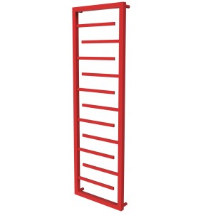 Червона рушникосушилка Prestige 11 RAL3020 драбинка 1250x430, red
