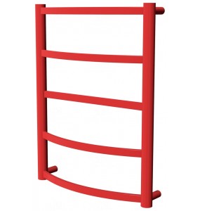 Рушникосушка Elite 5 червона RAL3020 драбинка 550x432, red