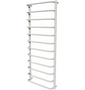 Біла рушникосушка Modern 12 RAL9016 драбинка 1250x532, white