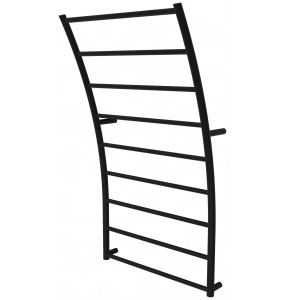 Чорна рушникосушка Wave 9 RAL9005 драбинка 940x525, black