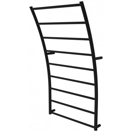 Чорна рушникосушка Wave 9 RAL9005 драбинка 940x525, black