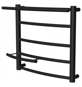 Чорна сушарка для рушників Safo 5 RAL9005 драбинка 400x432, black