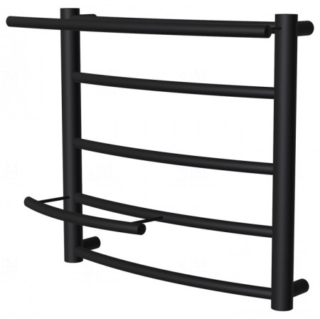 Чорна сушарка для рушників Safo 5 RAL9005 драбинка 400x432, black