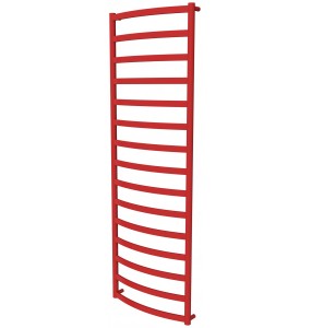 Червона рушникосушка Maxima 15 RAL3020 драбинка 1550x532, red