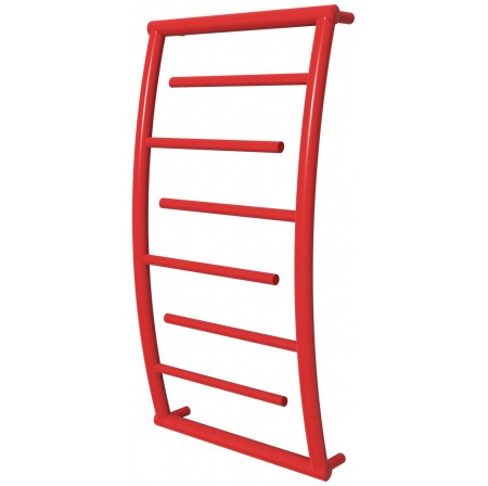 Червона рушникосушилка Atlantica 6 RAL3020 драбинка 750x432, red