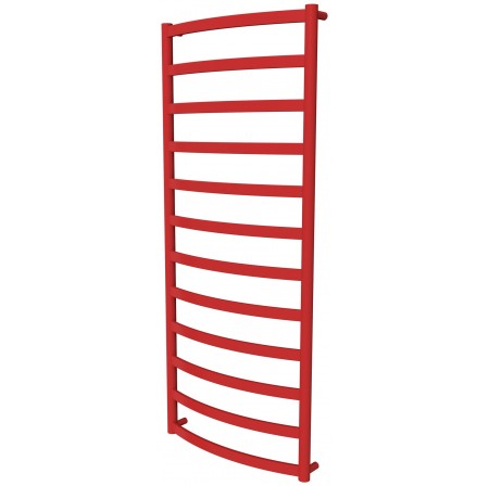 Червона рушникосушилка Maxima 12 RAL3020 драбинка 1250x532, red
