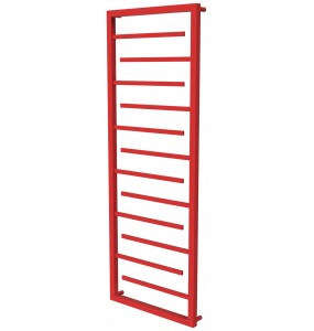 Червона рушникосушилка Prestige 12 RAL3020 драбинка 1350x530, red