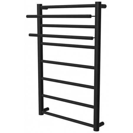 Сушка для рушників Elegant 7 чорна RAL9005 драбинка 750x432, black