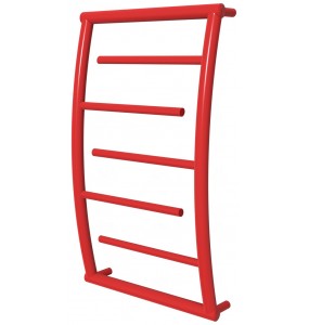 Червона рушникосушка Atlantica 5 RAL3020 драбинка 650x432, red