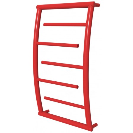 Червона рушникосушка Atlantica 5 RAL3020 драбинка 650x432, red