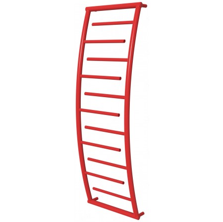 Червона рушникосушка Atlantica 11 RAL3020 драбинка 1250x432, red