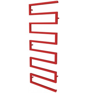 Червона рушникосушка Ultra 9 RAL3020 змійка 1530x600, red