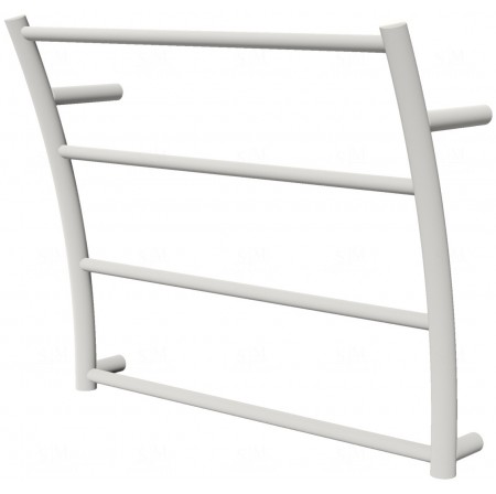 Біла сушарка для рушників Wave 4 RAL9016 драбинка 440x525, white