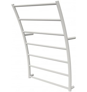 Біла рушникосушка Wave 7 RAL9016 драбинка 740x532, white