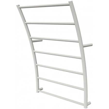 Біла рушникосушка Wave 7 RAL9016 драбинка 740x532, white