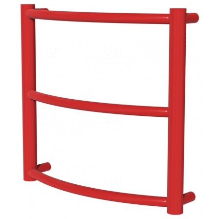 Червона рушникосушка Classic 3 RAL3020 драбинка 400x432, red
