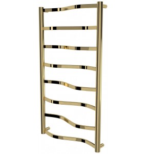Рушникосушилка Lagoon 8 золото драбинка 850x482, gold