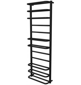 Рушникосушилка Comfort 12 чорна RAL9005 драбинка 1250x432, black