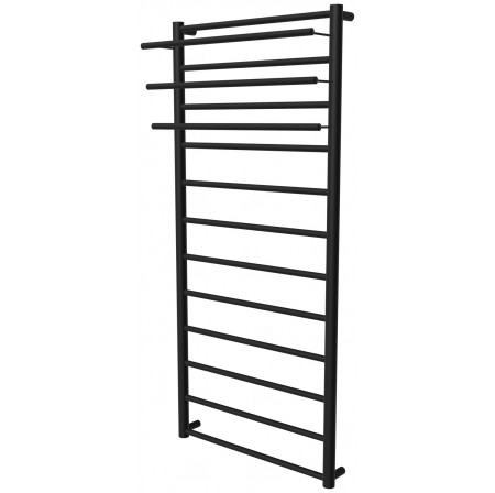 Сушарка для рушників Elegant 12 чорна RAL9005 драбинка 1250x532, black