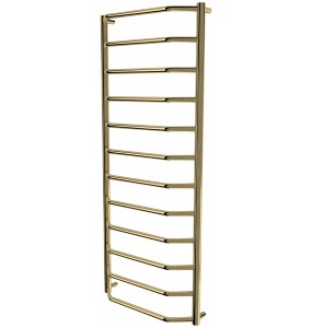 Золота рушникосушилка Standart 12 драбинка 1250x532, gold