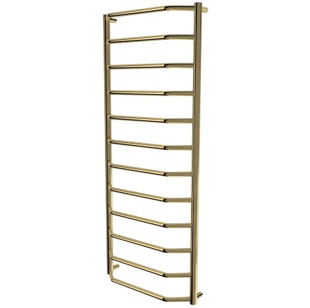 Золота рушникосушилка Standart 12 драбинка 1250x532, gold