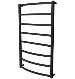 Рушникосушилка Elite 8 чорна RAL9005 драбинка 850x532, black