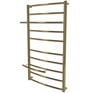 Золота рушникосушка Safo 12 драбинка 1100x482, gold