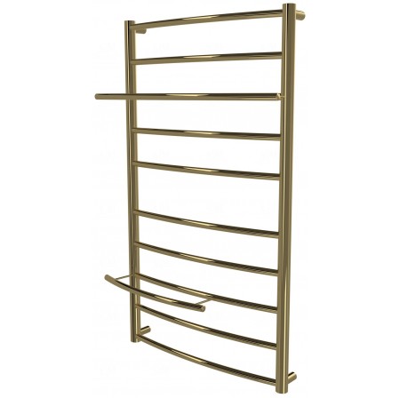 Золота рушникосушка Safo 12 драбинка 1100x482, gold