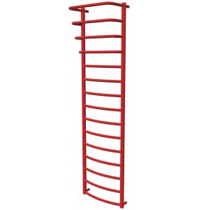 Червона рушникосушка Grosse 15 RAL3020 драбинка 1550x432, red