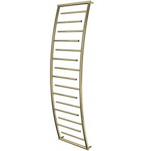 Сушарка для рушників Atlantica 15 золото драбинка 1650x482, gold