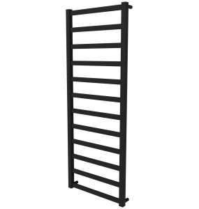 Рушникосушилка Extra 12 чорна RAL9005 драбинка 1250x480, black
